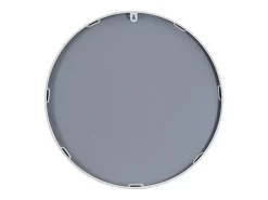 Espejo redondo de metal D60cm EMA Blanco