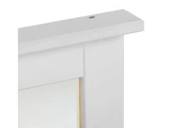 Espejo VIGO Blanco 55,5 x 5 x 70 cm Madera maciza de pino