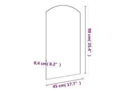Espejo 90x45 cm Cristal