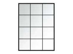 Espejos de pared 3 uds metal negro 80x60 cm ES218179