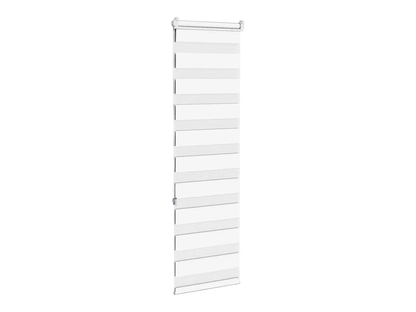 Estor cebra blanco 40x150 cm ancho tejido 35,9 cm poliéster