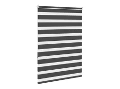 Estor cebra negro 110x150 cm ancho tela 105,9 cm poliéster