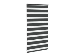 Estor cebra negro 85x100 cm ancho tela 80,9 cm poliéster