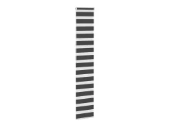 Estor cebra negro 40x200 cm ancho tela 35,9 cm poliéster