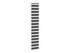 Estor cebra negro 40x200 cm ancho tela 35,9 cm poliéster