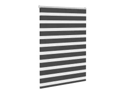 Estor cebra negro 115x150 cm ancho tela 110,9 cm poliéster