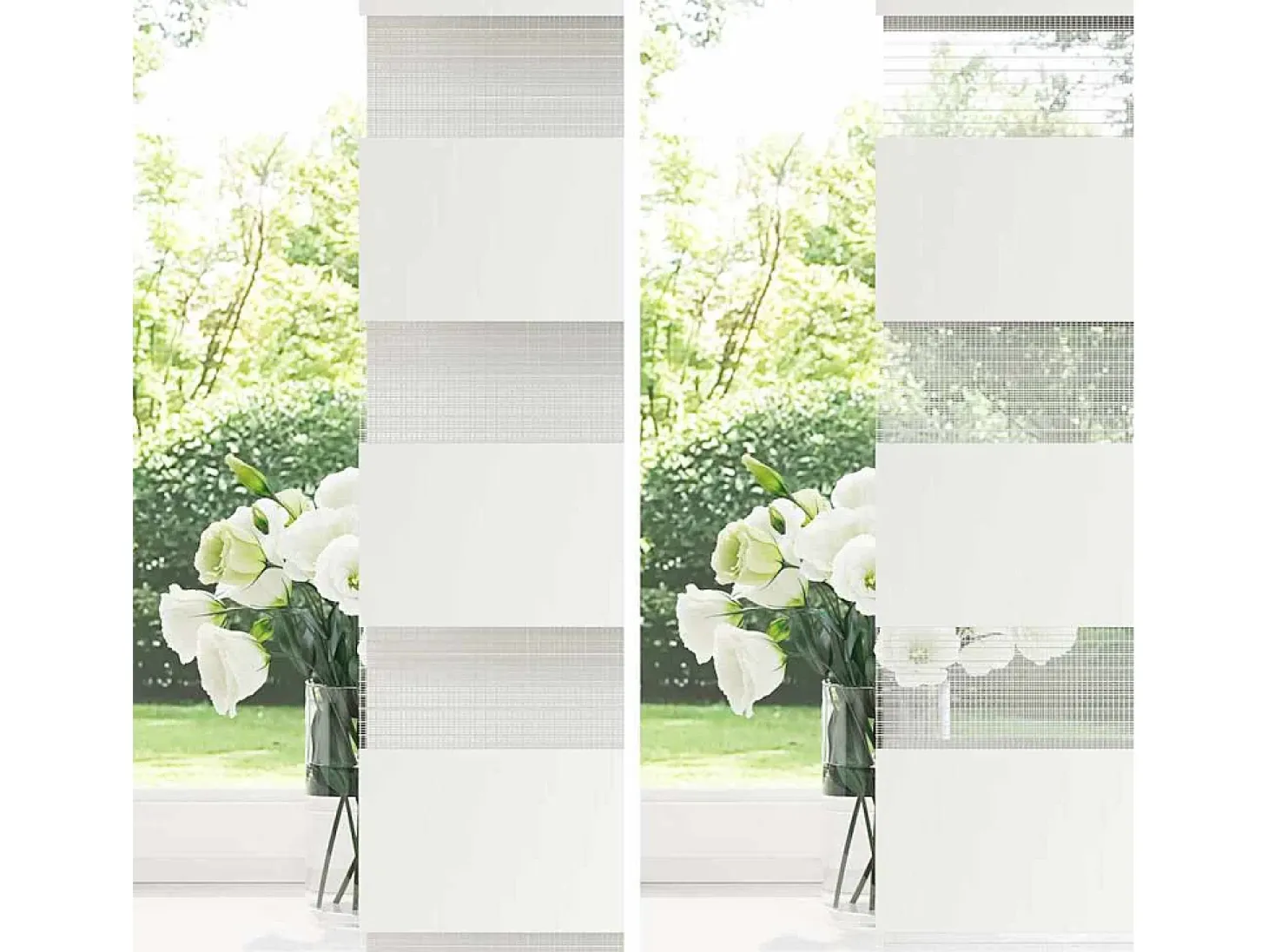 Estor enrollable blanco de 90 x 150 cm