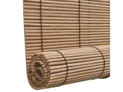 Estor enrollable de bambú 100x220 cm Marrón