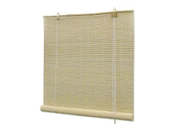 Estor enrollable de bambú 150x160 cm Natural