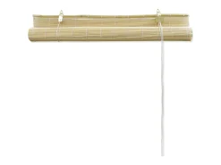 Estor enrollable de bambú 150x160 cm Natural