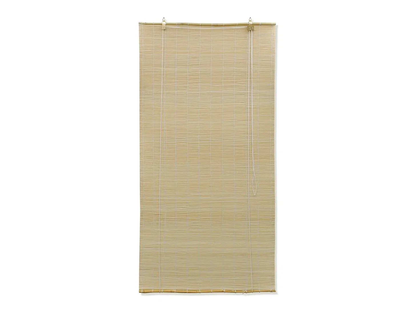 Estor enrollable de bambú natural 140x160 cm