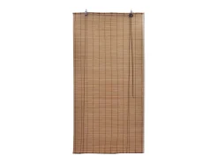 Estor enrollable de bambú marrón 150x220 cm