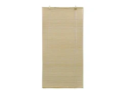 Estor enrollable de bambú natural 80x160 cm