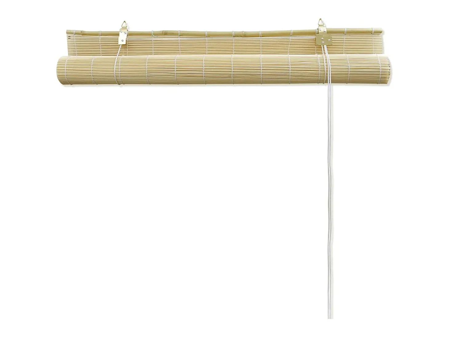 Estor enrollable de bambú 80x220 cm Natural