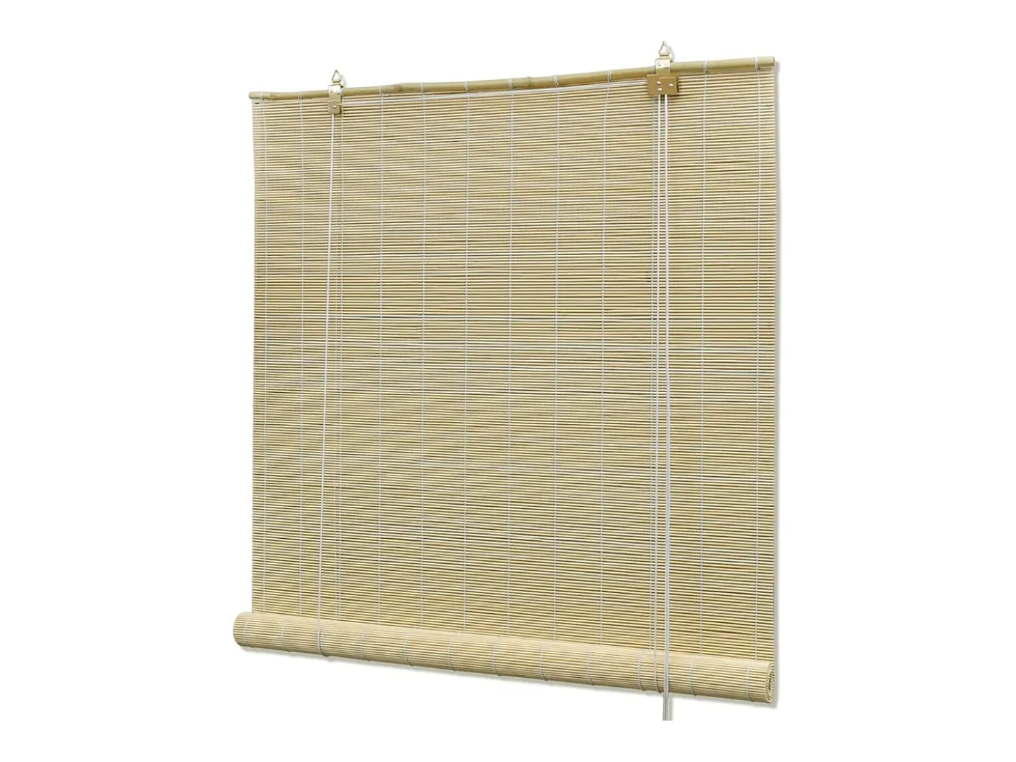 Estor enrollable de bambú 80x220 cm Natural