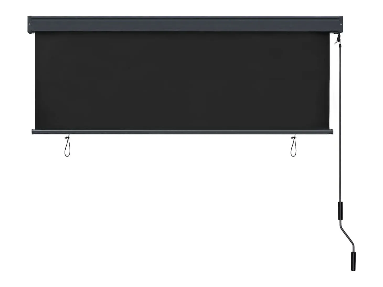 Estor enrollable de exterior 160x250 cm Antracita