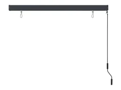 Estor enrollable de exterior 160x250 cm Antracita