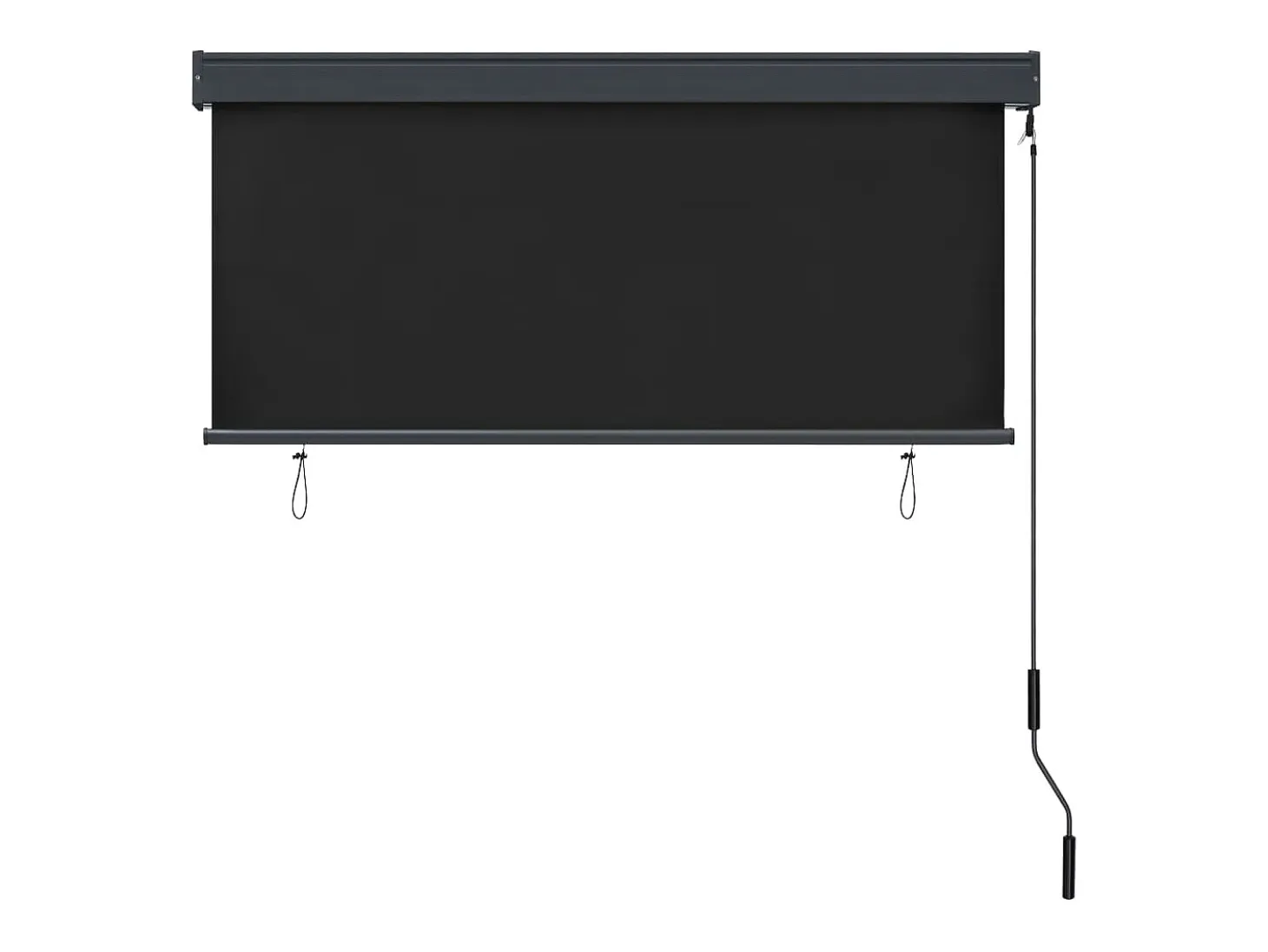 Estor enrollable de exterior 140 x 250 cm Antracita