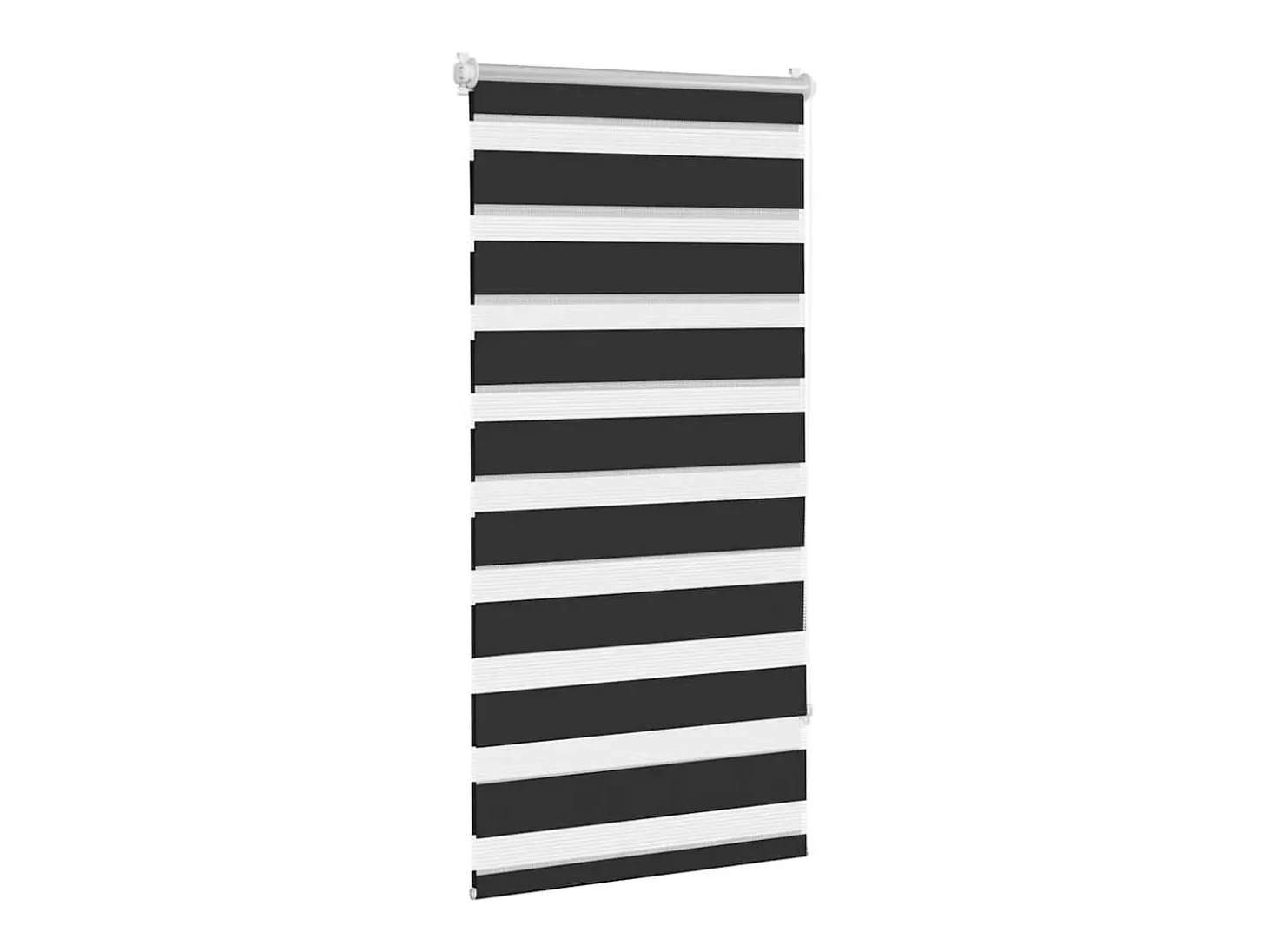 Estor enrollable negro de 60 x 120 cm