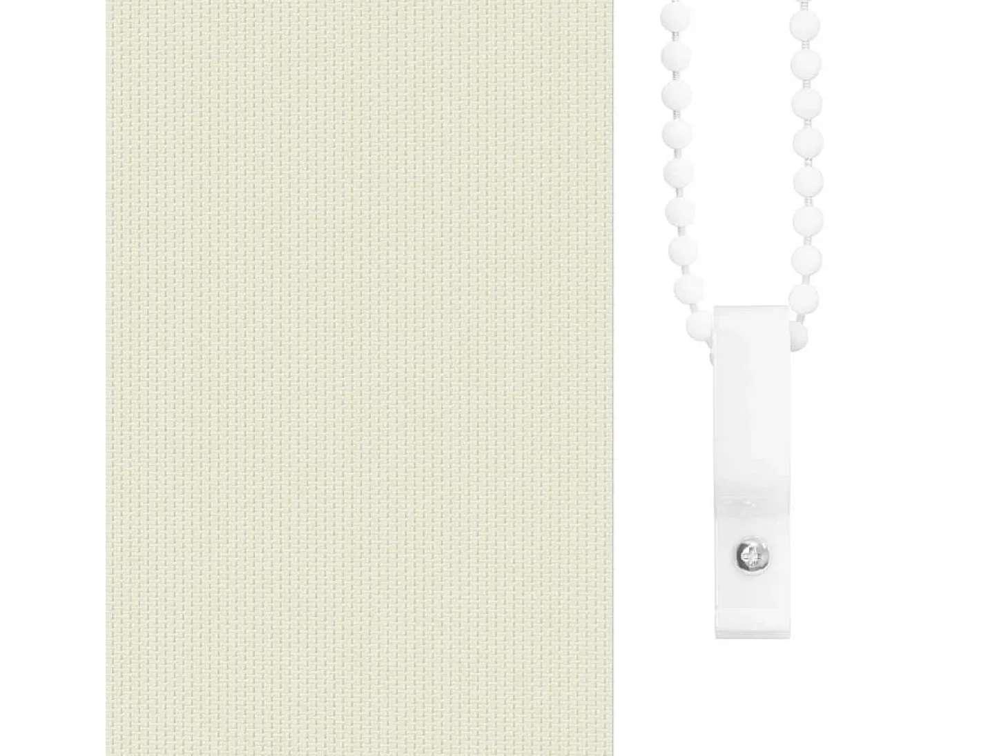 Estor enrollable opaco 100 x 175 cm color crema