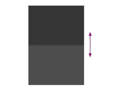 Estor enrollable opaco 160 x 230 cm negro