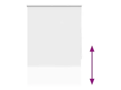 Estor enrollable opaco 120 x 230 cm blanco