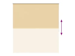 Estor enrollable opaco 140 x 175 cm marrón