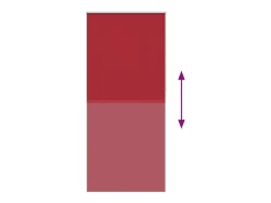 Estor enrollable opaco 120 x 230 cm rojo