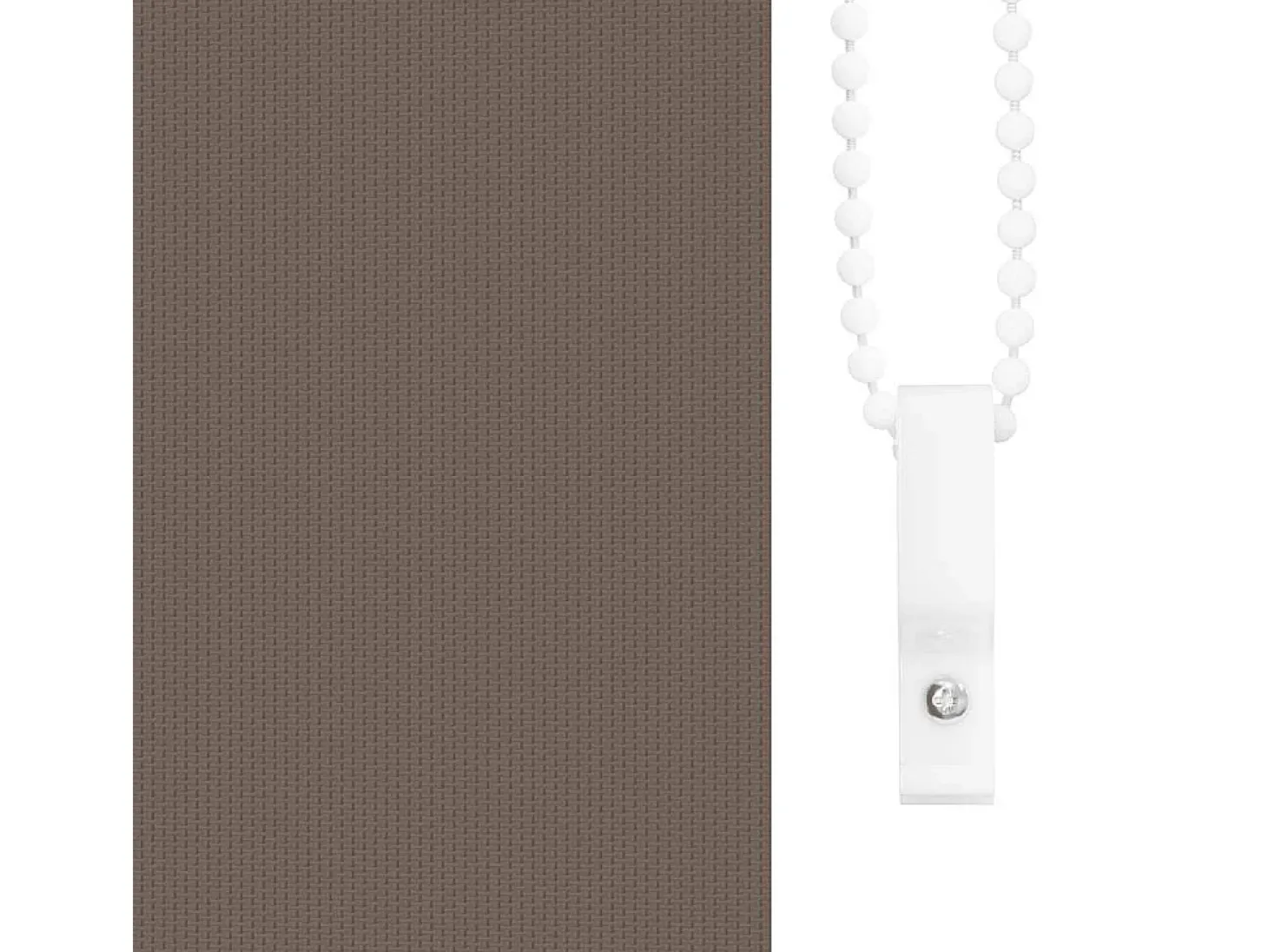 Estor enrollable opaco 100 x 230 cm marrón