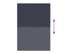Estor enrollable opaco 140 x 230 cm azul