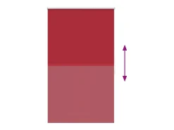 Estor enrollable opaco 120 x 175 cm rojo