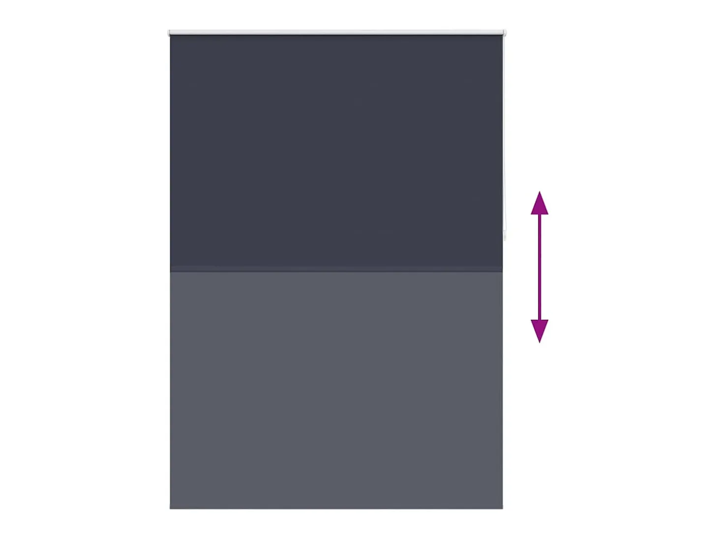Estor enrollable opaco 160 x 230 cm azul