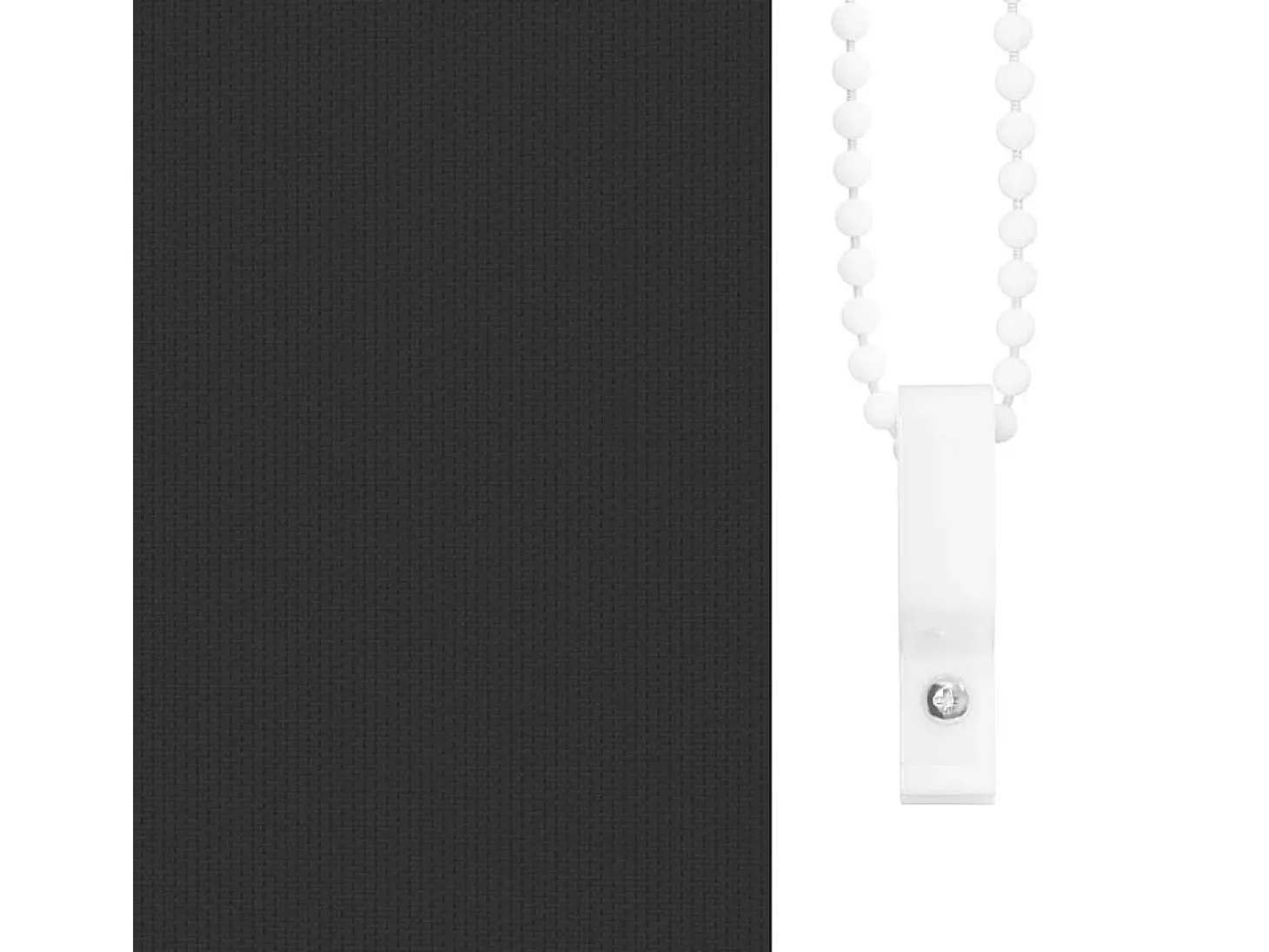 Estor enrollable opaco 140 x 230 cm negro