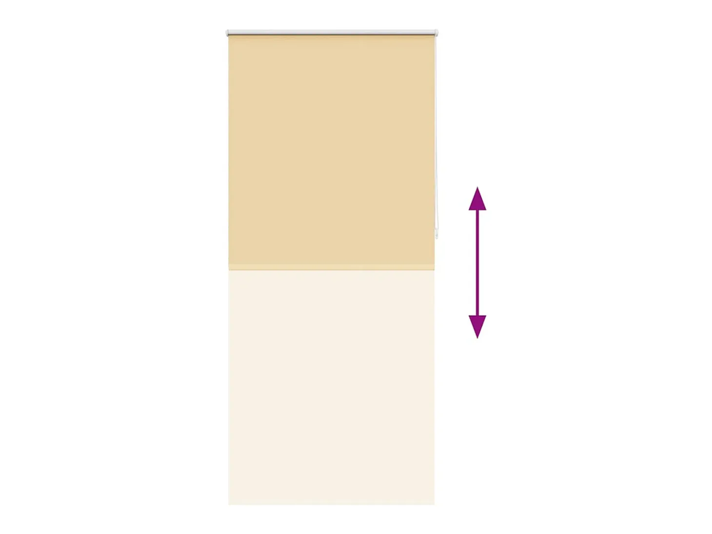 Estor enrollable opaco 100 x 230 cm beige