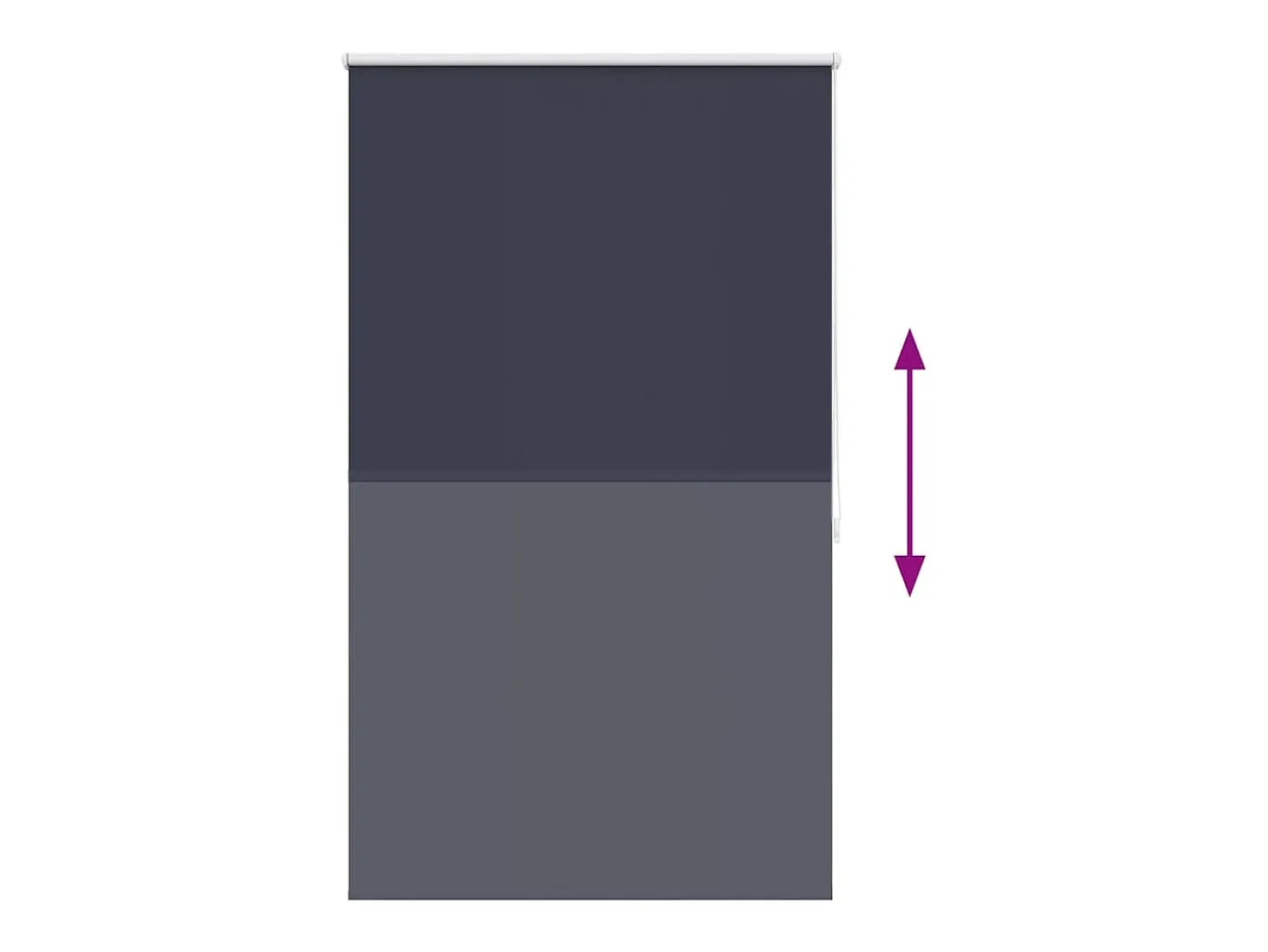 Estor enrollable opaco 120 x 175 cm azul