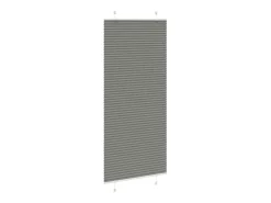 Estor plisado antracita 90x200 cm ancho tela 89,4 cm