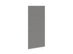 Estor plisado antracita 100x200 cm ancho tela 99,4 cm