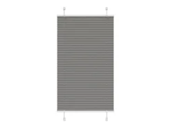 Estor plisado antracita 70x100 cm ancho tela 69,4 cm