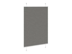 Estor plisado antracita 90x100 cm ancho tela 89,4 cm