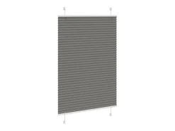Estor plisado antracita 90x150 cm ancho tela 89,4 cm