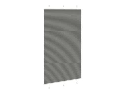 Estor plisado antracita 120x200 cm ancho tela 119,4 cm