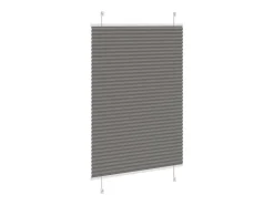 Estor plisado antracita 85x150 cm ancho tela 84,4 cm