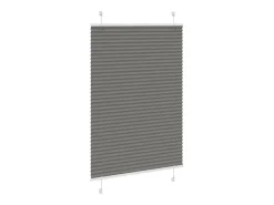 Estor plisado antracita 85x150 cm ancho tela 84,4 cm