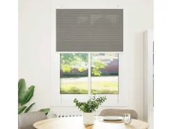 Estor plisado antracita 85x150 cm ancho tela 84,4 cm