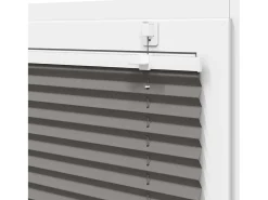 Estor plisado antracita 80x200 cm ancho tela 79,4 cm