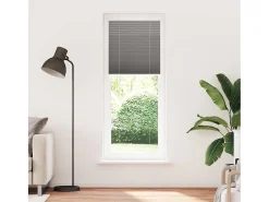 Estor plisado antracita 80x200 cm ancho tela 79,4 cm