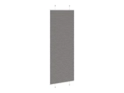 Estor plisado antracita 80x200 cm ancho tela 79,4 cm