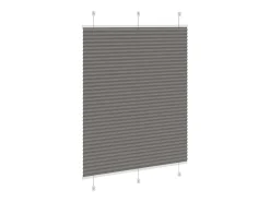 Estor plisado antracita 105x100 cm ancho tela 104,4 cm