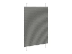 Estor plisado antracita 100x150 cm ancho tela 99,4 cm