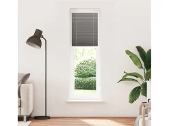 Estor plisado antracita 60x200 cm ancho tela 59,4 cm